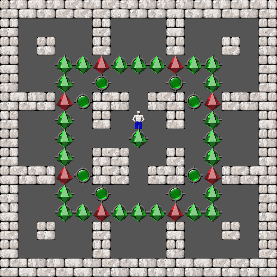 Сокобан Bugs509 collection уровень 244